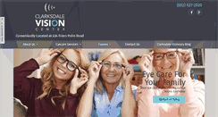 Desktop Screenshot of clarksdalevisioncenter.com